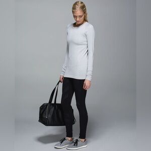 Lululemon Rest Less Pullover in heathered Silver Spoon